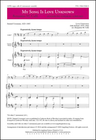 My Song Is Love Unknown SATB choral sheet music cover Thumbnail